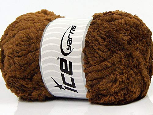 Hilo Peluche 3.53 oz 87 Yarda Color Marron