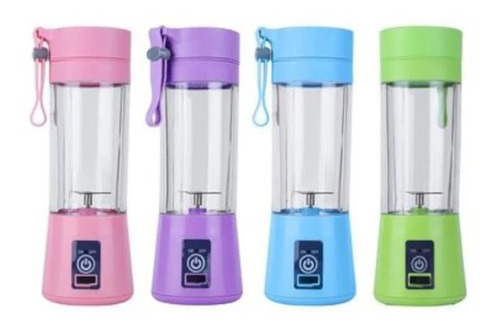 Licuadora Portátil Batidora Y Jugos 380ml Recargable Usb 