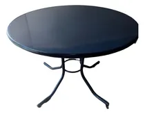 Comprar Mesa Redonda 120cm D Diámetro Con Base En Caño D Hierro. 