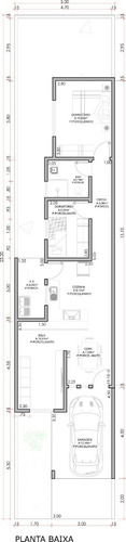 Imagem 4 de 6 de Planta De Casa 2 Quartos - Projeto Arquitetônico Completo