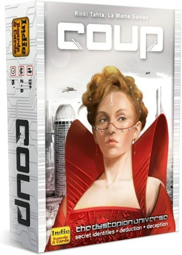 Juego De Cartas Coup The Dystopian Universe Indie Boards & C