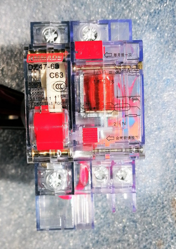 Prot Eléctrica: Disyuntor Diferencial Corriente Alterna