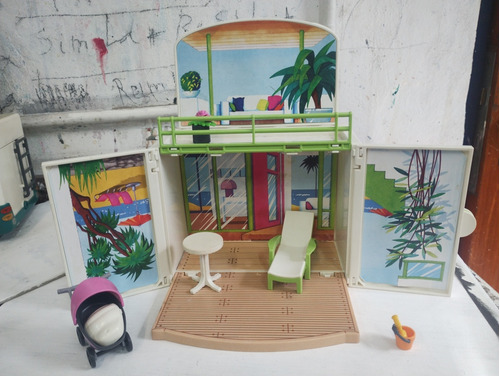 Playmobil 6159 Incompleto Bungalow En La Playa Palermo 