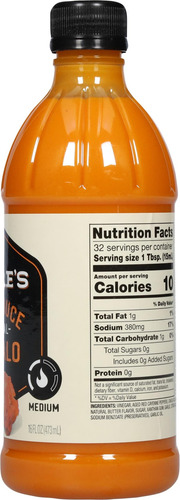 Salsa Búfalo Original P/alitas Frasco De 473ml