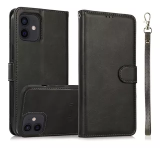 Estuche Funda Wallet Billetera Cuero Para iPhone X 11 12 13