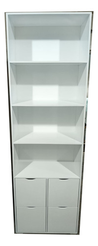 Librero Julieta De Muebles Freya - Estilo Y Funcionalidad Blanco
