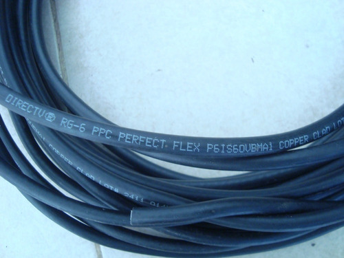 Imagen 1 de 2 de Cable Coaxial Rg6 Tv Por Metro, Solo 13 Mts