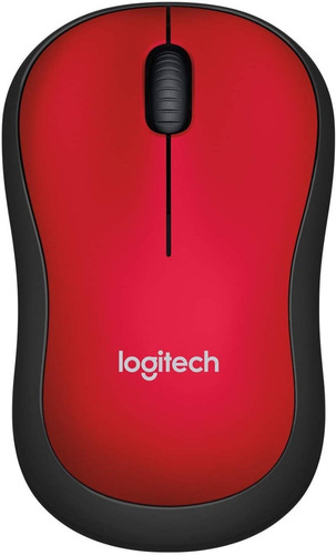 Mouse Logitech M185 Nano Wireless (910-003635) Rojo