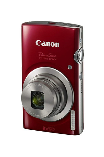 Canon Powershot Elph 180 Red Cámara Fotografica 20mp Hd 8x