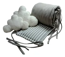 Comprar Chichonera Reversible Colecho 2,40 Mts + Almohadones Nube