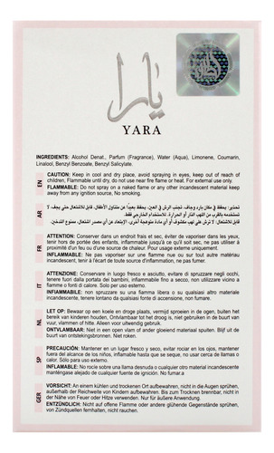 Perfume Lattafa Yara Edp 100ml Para Mujer