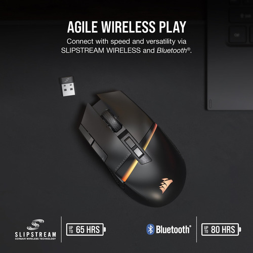 Mouse Sem Fio Para Jogos Corsair Darkstar Rgb 26.000 Dpi