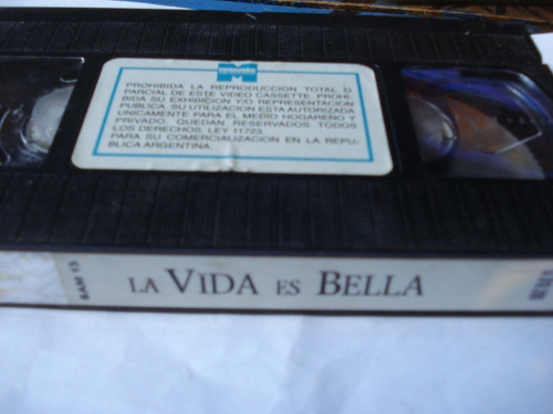 Vhs La Vida Es Bella