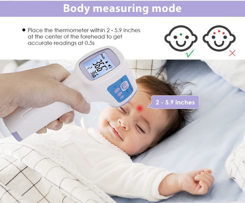 Termómetro Digital Infrarroja Temperatura Bebe Adulto Dm300
