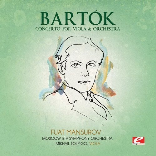 Cd Bartok Concerto For Viola And Orchestra (digitally...