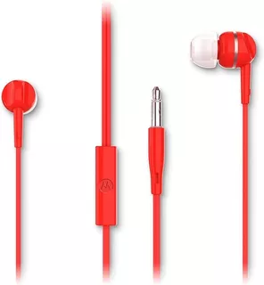 Fones de ouvido Motorola Earbuds 105 Handsfree Jack 3.5 Origin Red