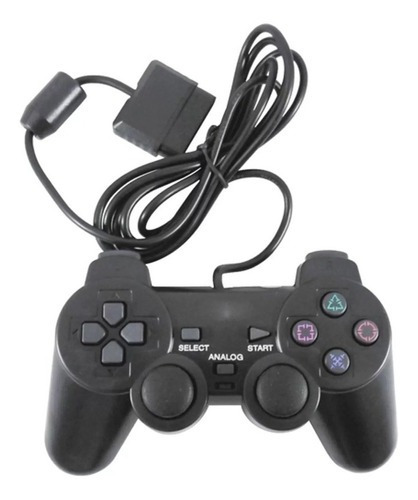 Controle Playstation Ps1 Ps2 Analógico Double Shock Fio 1,8m