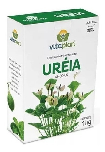 Fertilizante Mineral Simples Uréia 45-00-00 Vitaplan 1kg
