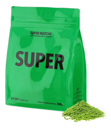 Hit The Tea Super Matcha Natural Energy Booster Azucar Dulce