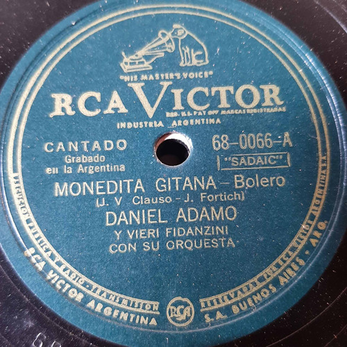 Pasta Daniel Adamo Vieri Fidanzini Rca Victor C192