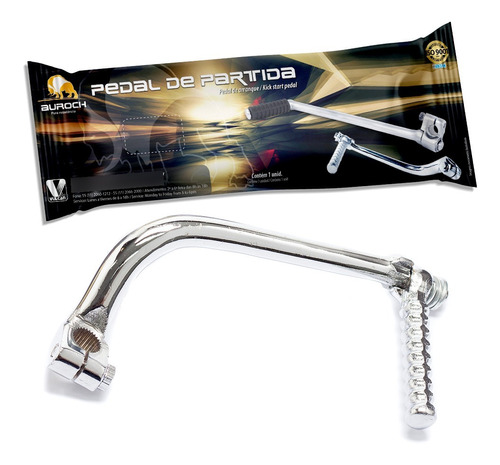 Pedal Partida Cromado Moto C-100 Biz / Pop 100 /xy50q/ Star