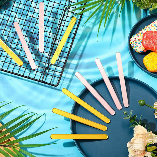 Barras Acrílicas, Palitos Reutilizables Para Tartas, Palitos