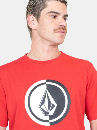 Polera Mc Riskflow Rojo Hombre Volcom