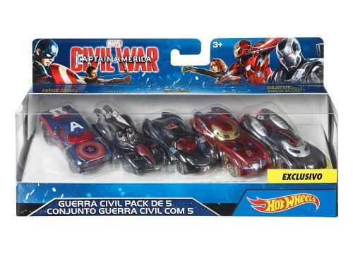 Hot Wheels Marvel Captain America Civil War Character Car