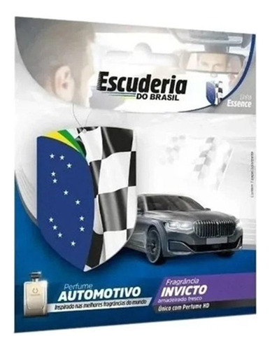 Kit Com 3 Aromatizante Cheirinho De Carro Escuderia Invicto