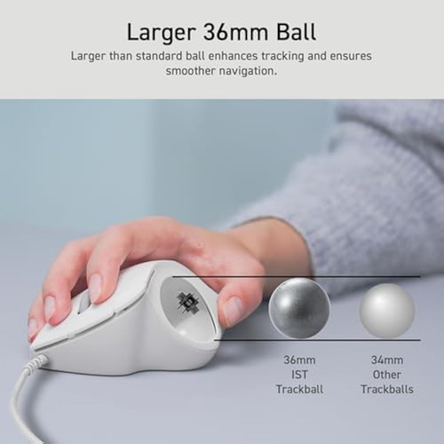Trackball Ist De Diseño Ergonómico Y Cómodo De Elecom