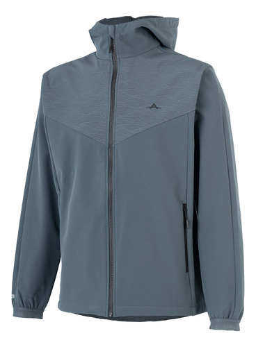 Campera Deportiva Urbana Abyss Hombre Softshell Frisada 