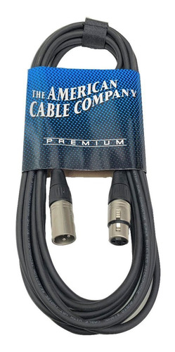Cable De Microfono Xlr A Xlr 6mt 20pies M2-20 American Cable