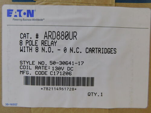 Eaton Nsb Ard880ur Relays Industrial Control 8p 130v 8no Bbz
