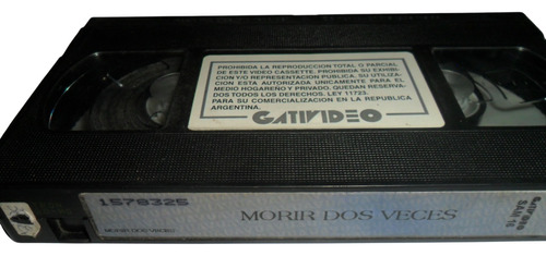 Vhs Morir Dos Veces ( Control)