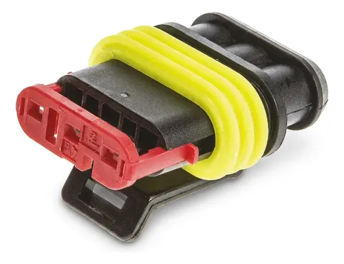 Kit 10 Conectores Amp 1.5 4 Vias Superseal 282106-1 282088-1