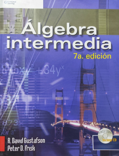 Algebra Intermedia 7° Ed. Gustafson. Cd Rom Álgebra