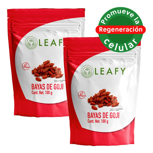 Paquete Gojiberries Bayas De Goji Orgánicas Dúo Superfood