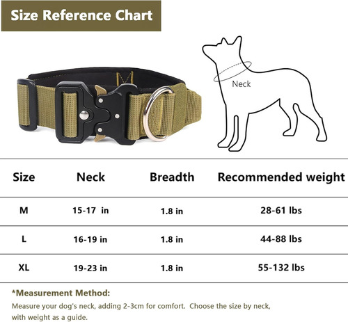 Collar De Perro Táctico Con Asa, Collar De Perro Con Diseño