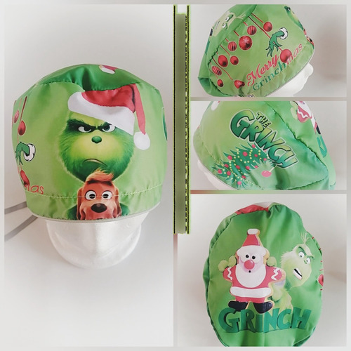 Gorro Quirurgico Grinch Navidad