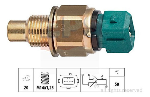 Bulbo Sensor Temperatura 206/306 Expert Partner Dw8 Original