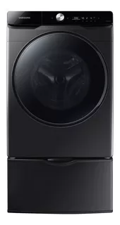 Lavasecadora Con Pedestal Samsung 22/13 Kg F-wd22t6500vwe Color Negro