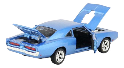 Miniatura Dodge Charge 1/32 Com Luzes  Som + Fricção Velozes