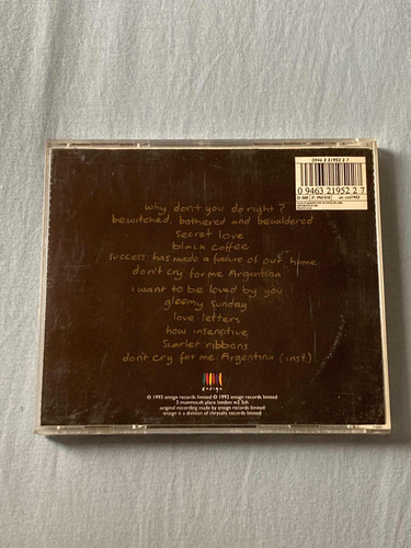 Sinéad O'connor / Am I Not Your Girl? Cd 1992 Impecable (Usado)