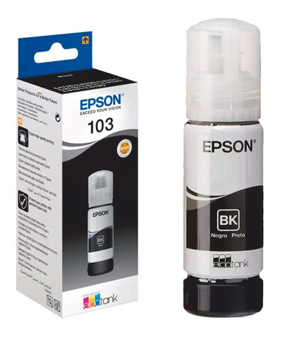 Botella Tinta Epson 103 Ecotank Negro - Ncuy