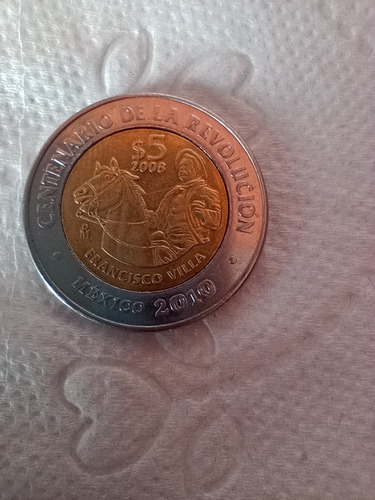 Moneda De 5 Pesos Francisco Imadero 2008 S/c
