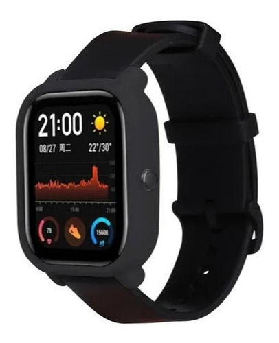 Imagem 3 de 3 de Case Capa Proteção + Película Amazfit Gts Smartwatch Xiaomi