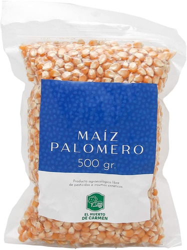 Maíz Palomero 500g Orgánico Huerto De Carmen Palomas Grandes