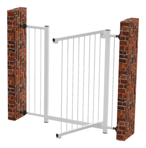 Separador de pasillo grande para bebés Pet Gate, de 70 a 80 cm, 83 cm