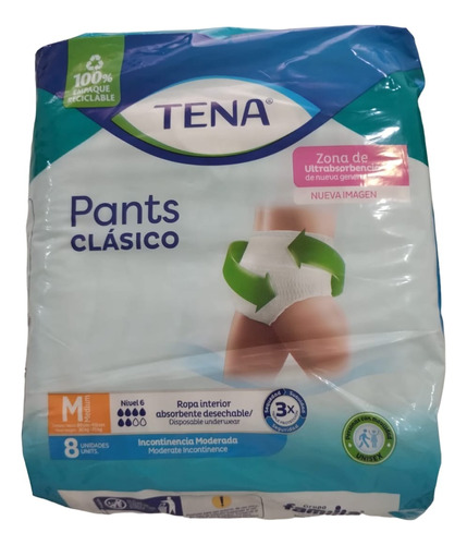 Pañales Adulto Marca Tena Pants Ta - Unidad a $4000