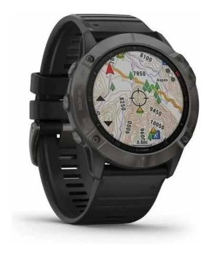 Relogio Garmin Fenix 6 Sapphire Carbon 47mm